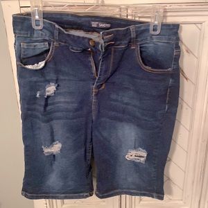 Sandpiper blue jeans shorts worn once